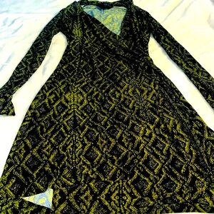 KAMALIKULTURE Green Cocktail Party dress women’s Large L
